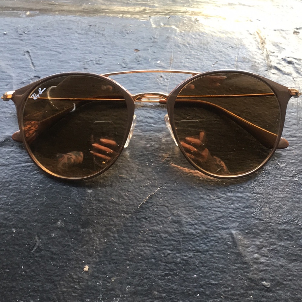 Ray ban 3456 brown and gold